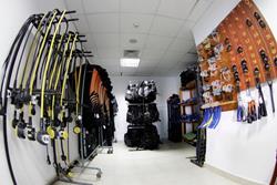 Marsa Alam - Red Sea Dive Holiday. Equipment room.